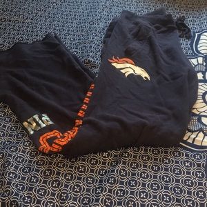 Pink Broncos Sweatpants